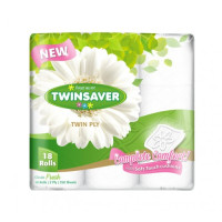 TWINSAVER T/P 4X18'S LUX 2PLY WH